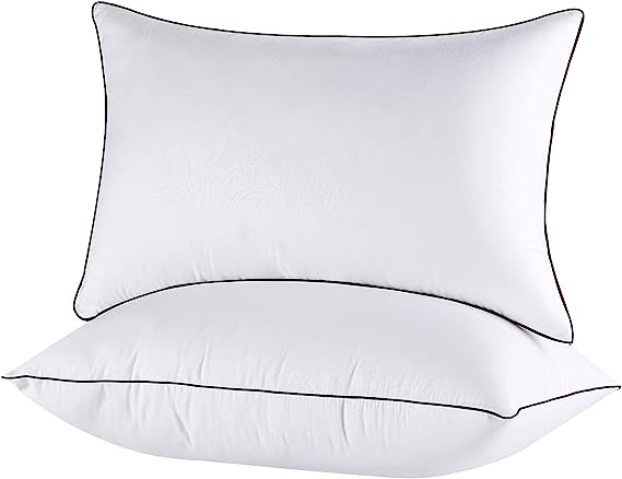 JOLLYVOGUE Bed Pillows Full Size Set of 2, Cooling and Supportive