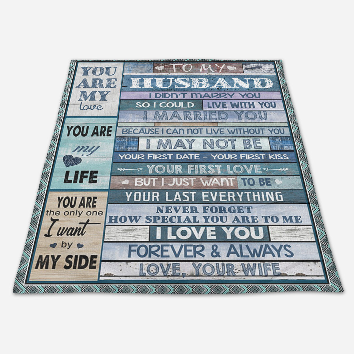 GIft For Husband To Husband Your Last Everything Blanket