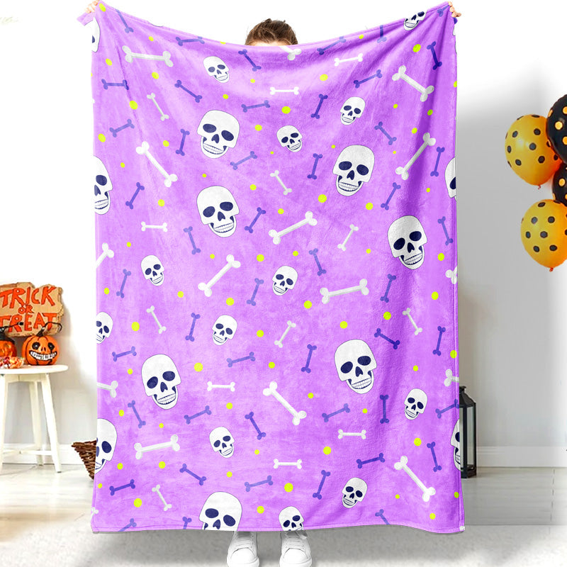 Jollyvogue Halloween Pumpkin Tombstone Hand Spider Halloween Memorial Halloween Blanket 2022 Soft Sherpa And Fleece Blanket