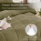 JOLLYVOGUE Bedding Comforter Set, Ultra-Soft Bed in a Bag 7 Pieces, Oeko-TEX Certified Bedding Set with Down Alternative Comforter, Sheets, Pillowcases & Shams