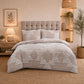 Jollyvogue Sahara Blush Queen Comforter Set 3-Piece, Boho Geometric Tribal Striped Bedding Set, Jacquard Comforter with 2 Pillow Shams, Soft Lightweight All Season Bed Set, Grey Peach White