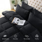 JOLLYVOGUE Bedding Comforter Set, Ultra-Soft Bed in a Bag 7 Pieces, Oeko-TEX Certified Bedding Set with Down Alternative Comforter, Sheets, Pillowcases & Shams