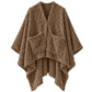 JOLLYVOGUE Wearable Blanket for Adults, Cozy Fleece Poncho with 2 Pockets