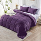JOLLYVOGUE Bedding Comforter Set, Ultra-Soft Bed in a Bag 7 Pieces, Oeko-TEX Certified Bedding Set with Down Alternative Comforter, Sheets, Pillowcases & Shams