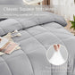 JOLLYVOGUE Bedding Comforter Set, Ultra-Soft Bed in a Bag 7 Pieces, Oeko-TEX Certified Bedding Set with Down Alternative Comforter, Sheets, Pillowcases & Shams