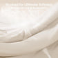 MUXHOMO Beige Twin/Twin XL Comforter Set, All Season Ultra Soft Down Alternative Bedding - 2 Piece Lightweight Bed Set Includes 1 Comforter (68"x88") and 1 Pillow Shams (20"x26")