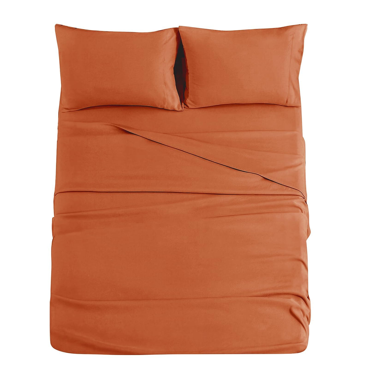 JOLLYVOGUE Queen Size Bed Sheet Set - 4 Piece Bed Sheets Set with Deep Pocket - Soft Breathable & Cooling - Resists Shrinkage & Fading Draps Queen - Easy Care (Dark Grey)
