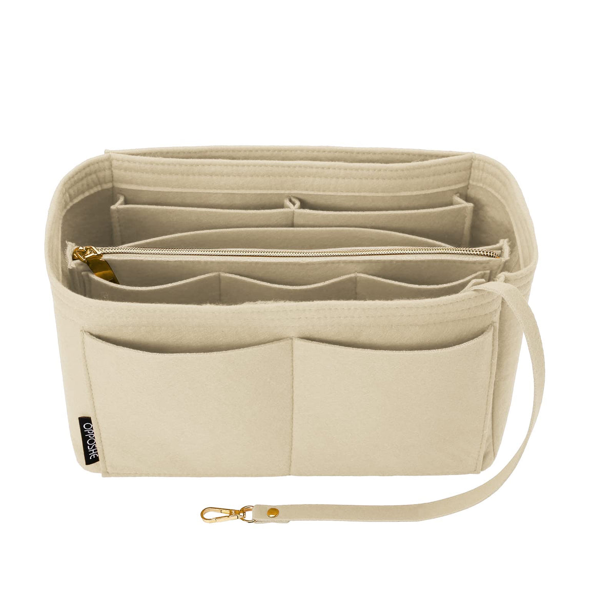 OPPOSHE Purse Organizer Insert, Softened Felt Bag Organizer Insert for Tote