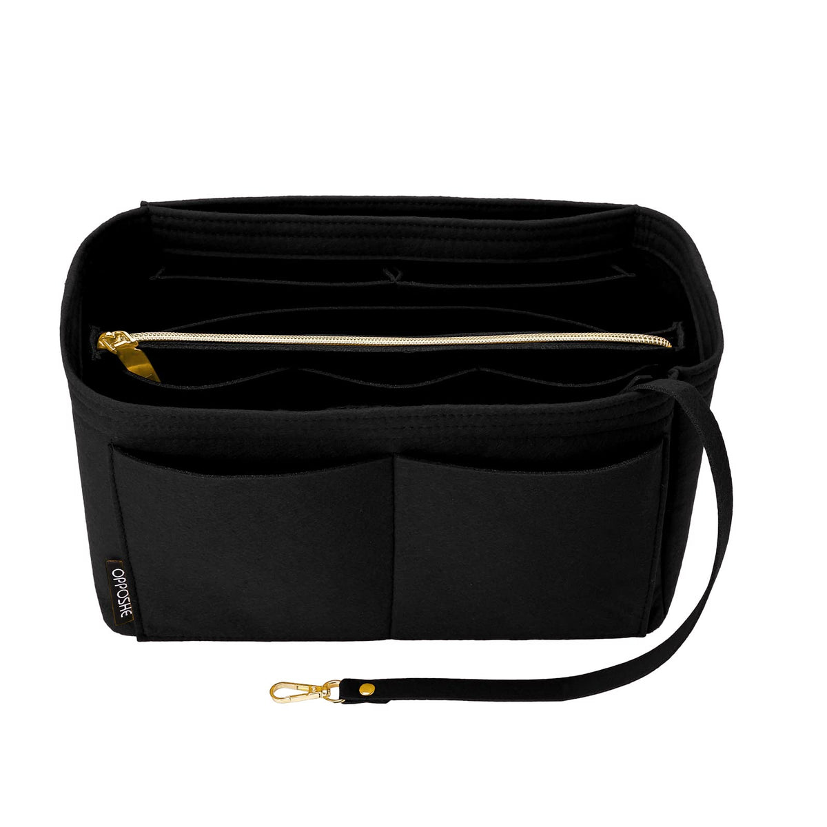 OPPOSHE Purse Organizer Insert, Softened Felt Bag Organizer Insert for Tote