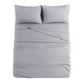 JOLLYVOGUE Queen Size Bed Sheet Set - 4 Piece Bed Sheets Set with Deep Pocket - Soft Breathable & Cooling - Resists Shrinkage & Fading Draps Queen - Easy Care (Dark Grey)