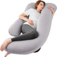 Sasttie Cooling Pregnancy Pillows for Sleeping, 57'' Full Body Pillow