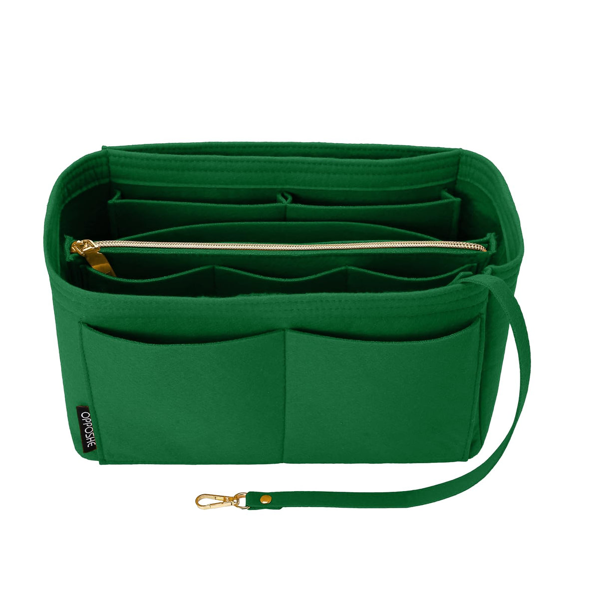 OPPOSHE Purse Organizer Insert, Softened Felt Bag Organizer Insert for Tote