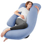 Sasttie Cooling Pregnancy Pillows for Sleeping, 57'' Full Body Pillow