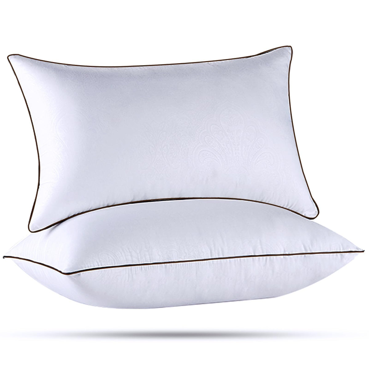 HUXMEYSON Pillows Standard Size Set of 4, Down Alternative Fill