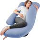 Sasttie Cooling Pregnancy Pillows for Sleeping, 57'' Full Body Pillow