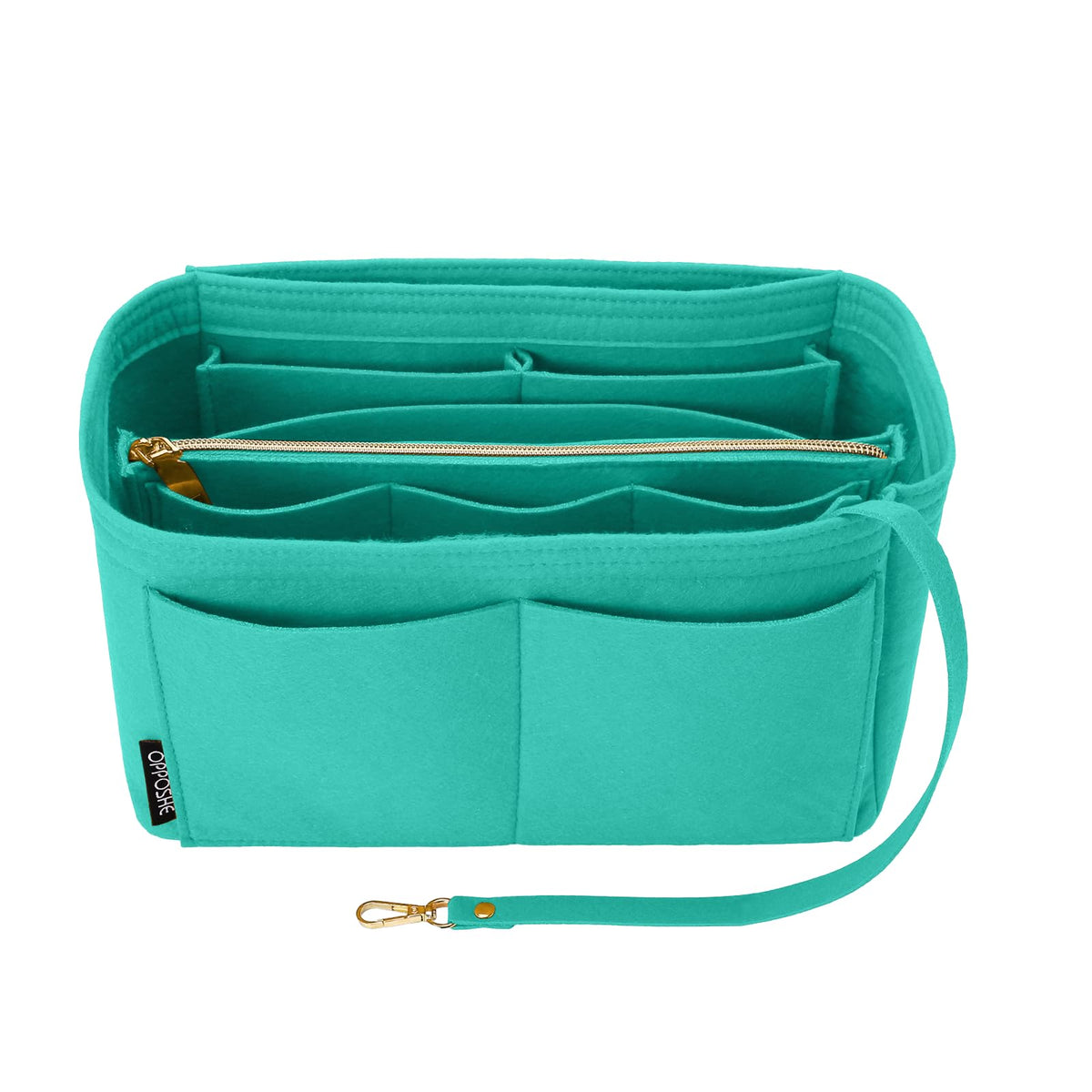 OPPOSHE Purse Organizer Insert, Softened Felt Bag Organizer Insert for Tote