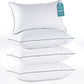 HUXMEYSON Pillows Standard Size Set of 4, Down Alternative Fill