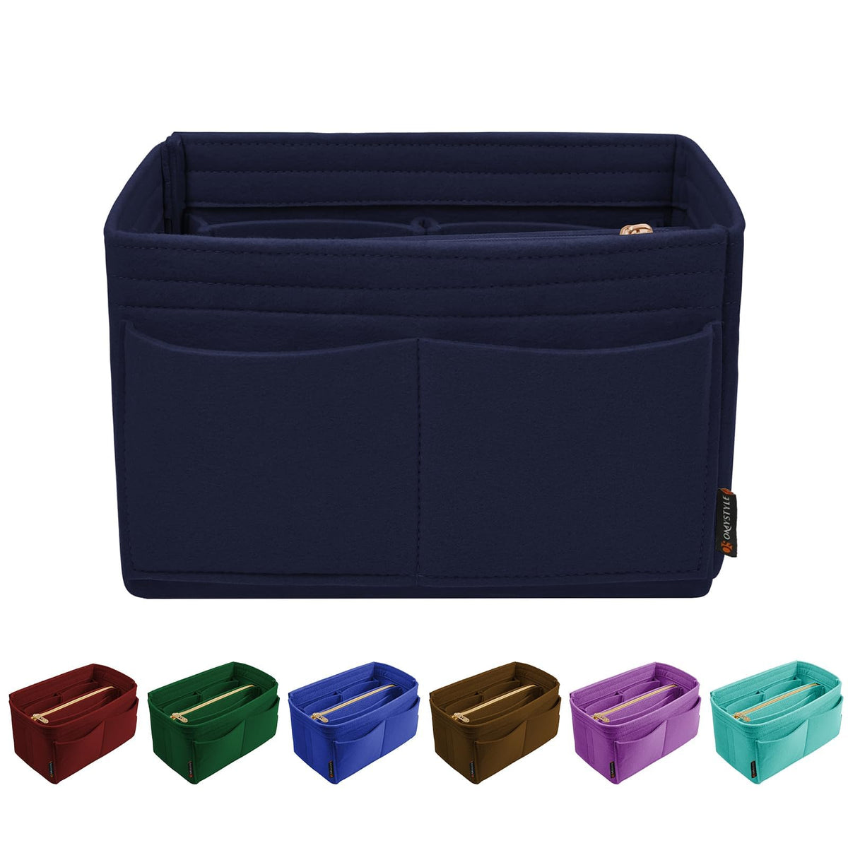 OMYSTYLE Purse Organizer Insert, Felt Tote Bag Organizer Insert with 6 Size