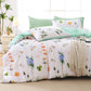 MUXHOMO Sage Green TwinXL Comforter Set, Elegant Floral Print Bed in a Bag 5 Pieces, Ultra Soft & Breathable Reversible Botanical Pattern Bedding Set with Comforter, Sheets, Pillowcase, and Sham