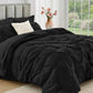 JOLLYVOGUE Twin Comforter Set 5 Pieces - Bed in a Bag Twin for All Season, Pintuck Bedding Comforter Sets with Comforter, Flat Sheet, Fitted Sheet and Pillowcases & Shams, Beige