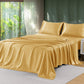Sasttie Satin Sheets Black Queen Size - 4 Pieces Luxury Soft Black Silky Bed Sheets Set with Pillowcases - Smooth Silk-Like Satin Fwabric, Reinforced 14 Inches Pocket, Oeko-Tex Certified