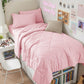 HEVUMYI 7-Piece Queen Comforter Set, Dark Grey Bed in a Bag