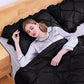 JOLLYVOGUE Comforter Set, Black/Gray Bedding Comforter Sets with Comforter, Sheets, Bed Skirt, Ruffled Shams & Pillowcases