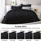 JOLLYVOGUE Comforter Set, Black/Gray Bedding Comforter Sets with Comforter, Sheets, Bed Skirt, Ruffled Shams & Pillowcases