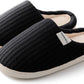 HUXMEYSON Slippers for Women, Warm Memory Foam Comfy House Slippers with Anti-Skid Rubber Sole for Indoor and Outdoor