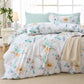 MUXHOMO Sage Green TwinXL Comforter Set, Elegant Floral Print Bed in a Bag 5 Pieces, Ultra Soft & Breathable Reversible Botanical Pattern Bedding Set with Comforter, Sheets, Pillowcase, and Sham