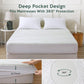 MUXHOMO Twin Mattress Protector Waterproof, Mattress Cover Twin Size Bed, Cooling and Breathable Bed Pad Cover, Deep Pocket 8"-21"