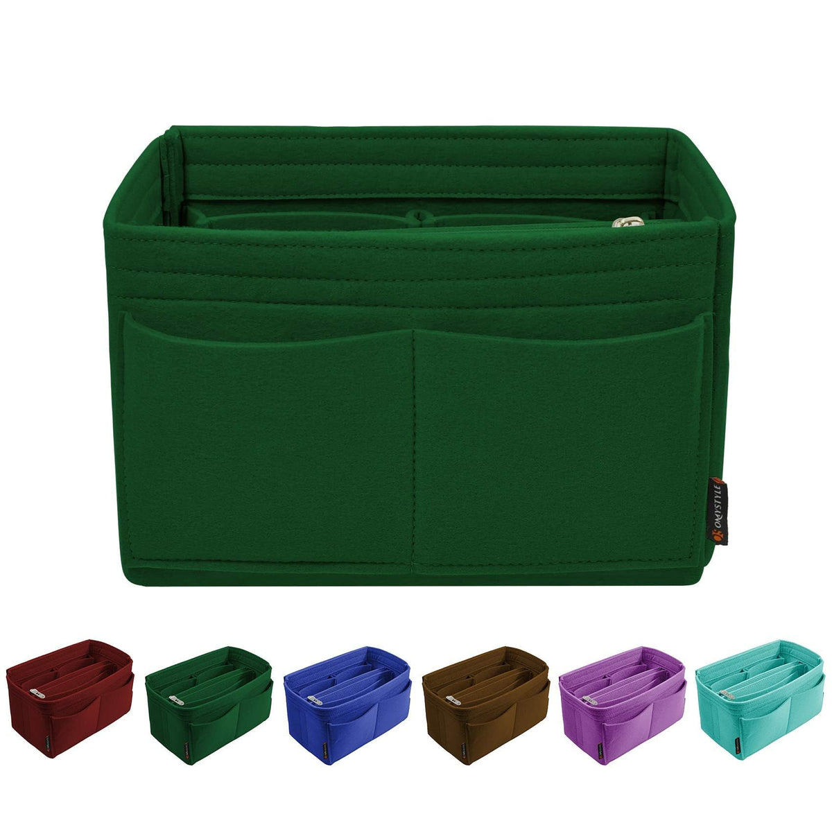 OMYSTYLE Purse Organizer Insert, Felt Tote Bag Organizer Insert with 6 Size