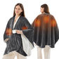 JOLLYVOGUE USB Heated Wearable Blanket Shawl, 55 x 60 Inch, Black