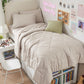 HEVUMYI 7-Piece Queen Comforter Set, Dark Grey Bed in a Bag