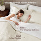 JOLLYVOGUE Queen Comforter Set 7-Piece, Boho Tufted Bed in a Bag, Beige