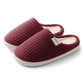 HUXMEYSON Slippers for Women, Warm Memory Foam Comfy House Slippers with Anti-Skid Rubber Sole for Indoor and Outdoor