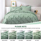 JOLLYVOGUE Comforter Set, Green Bed in a Bag Comforter Set for Bedroom, Bedding Comforter Sets with Comforter, Sheets, Bed Skirt, Ruffled Shams & Pillowcases