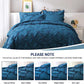 JOLLYVOGUE Comforter Set, Pintuck Teal Bed in a Bag Comforter Set for Bedroom, Bedding Comforter Sets with Comforter, Sheets, Bed Skirt, Ruffled Shams & Pillowcases