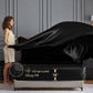 Sasttie Satin Sheets Black Queen Size - 4 Pieces Luxury Soft Black Silky Bed Sheets Set with Pillowcases - Smooth Silk-Like Satin Fwabric, Reinforced 14 Inches Pocket, Oeko-Tex Certified