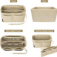 OPPOSHE Purse Organizer Insert, Softened Felt Bag Organizer Insert for Tote