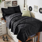 HEVUMYI 7-Piece Queen Comforter Set, Dark Grey Bed in a Bag