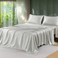 Sasttie Satin Sheets Black Queen Size - 4 Pieces Luxury Soft Black Silky Bed Sheets Set with Pillowcases - Smooth Silk-Like Satin Fwabric, Reinforced 14 Inches Pocket, Oeko-Tex Certified