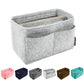 OMYSTYLE Purse Organizer Insert, Felt Tote Bag Organizer Insert with 6 Size