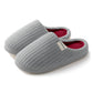 HUXMEYSON Slippers for Women, Warm Memory Foam Comfy House Slippers with Anti-Skid Rubber Sole for Indoor and Outdoor