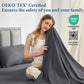 JOLLYVOGUE Queen Size Bed Sheet Set - 4 Piece Bed Sheets Set with Deep Pocket - Soft Breathable & Cooling - Resists Shrinkage & Fading Draps Queen - Easy Care (Dark Grey)
