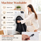 JOLLYVOGUE USB Heated Wearable Blanket Shawl, 55 x 60 Inch, Black