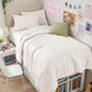HEVUMYI 7-Piece Queen Comforter Set, Dark Grey Bed in a Bag