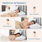 JOLLYVOGUE Pillows Standard Set of 4, Bed Pillow for Side, Back, and Stomach Sleepers, Down Alternative Filled Full Size Pillows, Luxury Hotel Quality and Machine Washable, 26" x 17", 4 Pack
