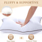 HUXMEYSON Pillows Standard Size Set of 4, Down Alternative Fill