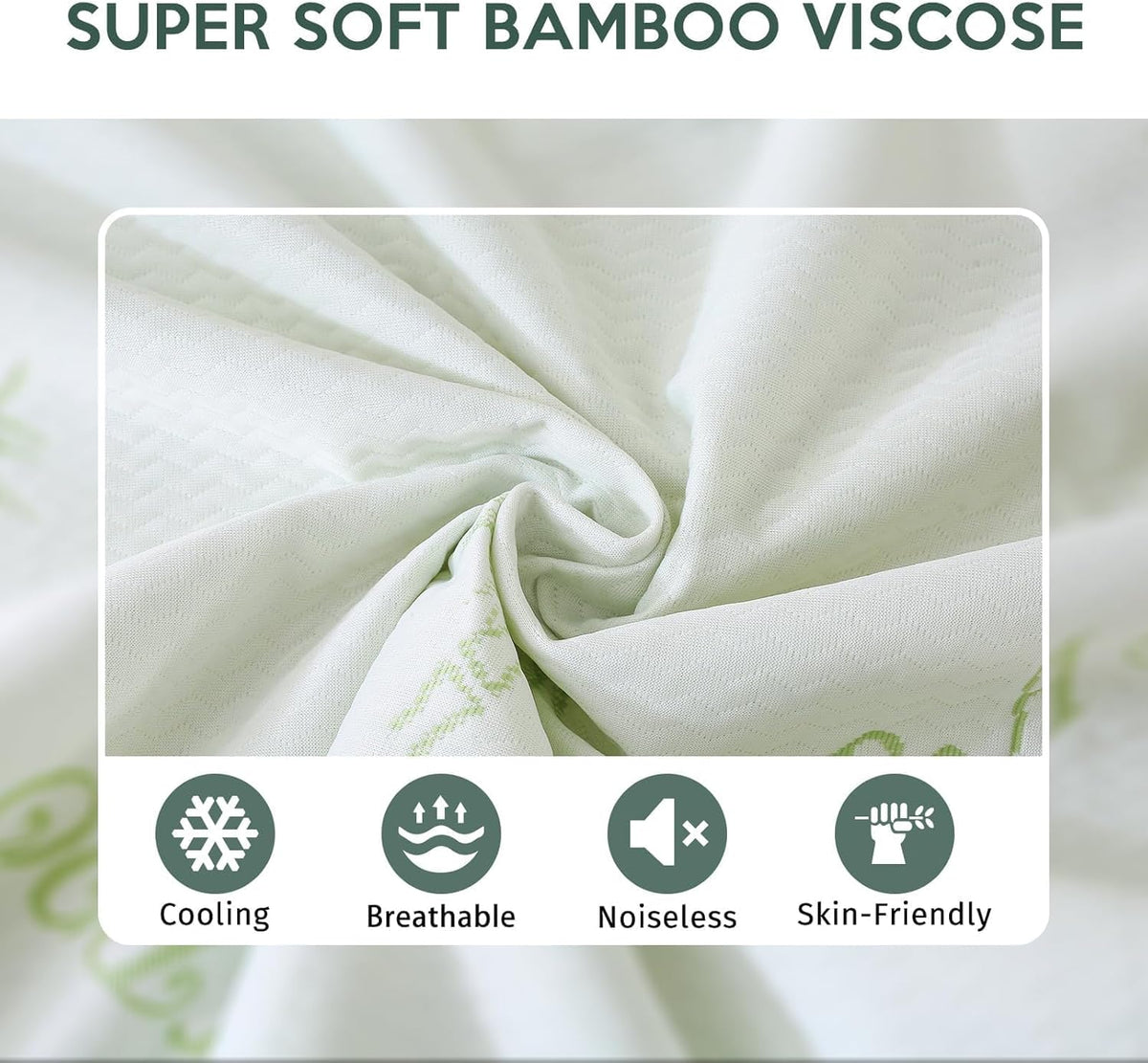 MUXHOMO Twin Mattress Protector Waterproof, Mattress Cover Twin Size Bed, Cooling and Breathable Bed Pad Cover, Deep Pocket 8"-21"